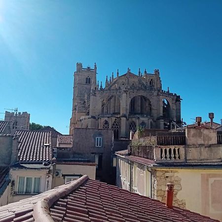 Studio Terrasse Vue Cathedrale นาร์บอนน์ ภายนอก รูปภาพ