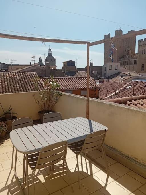 Studio Terrasse Vue Cathedrale นาร์บอนน์ ภายนอก รูปภาพ