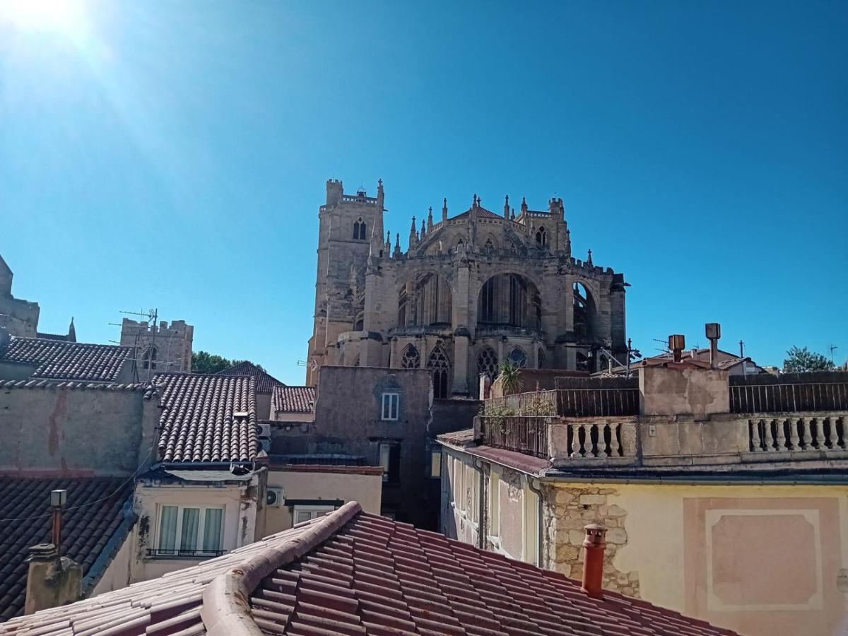 Studio Terrasse Vue Cathedrale นาร์บอนน์ ภายนอก รูปภาพ